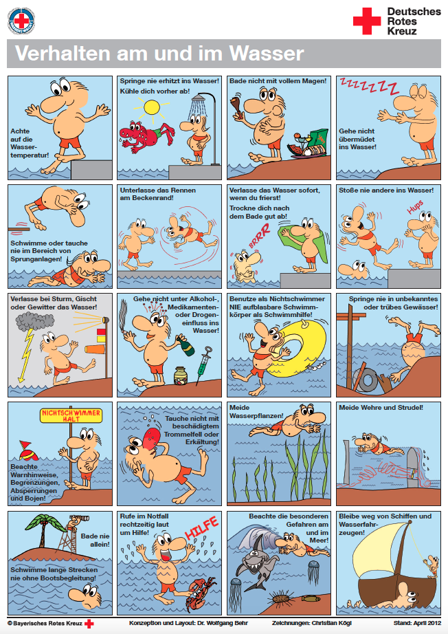 Die Baderegeln – BRK Wasserwacht Ortsgruppe Altötting-Neuötting